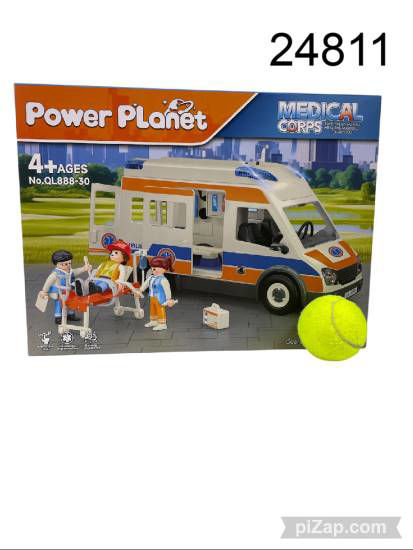 Imagen de AMBULANCIA ARMABLE C/ SONIDO 6.25